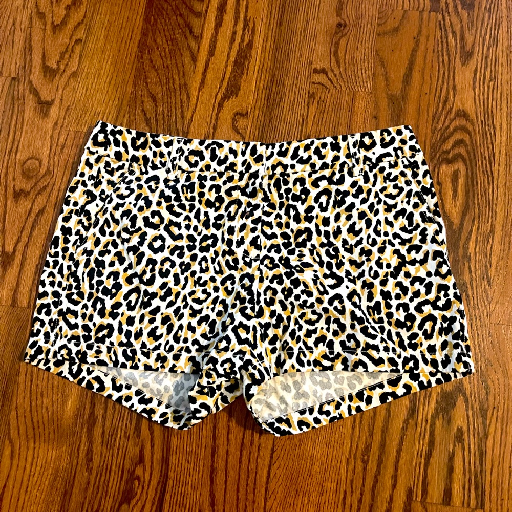 Women’s J. Crew Leopard Print Shorts - Sz 10